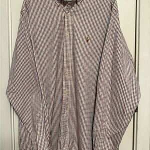 Ralph Lauren Red, White,‎ and Blue Checkered Shirt